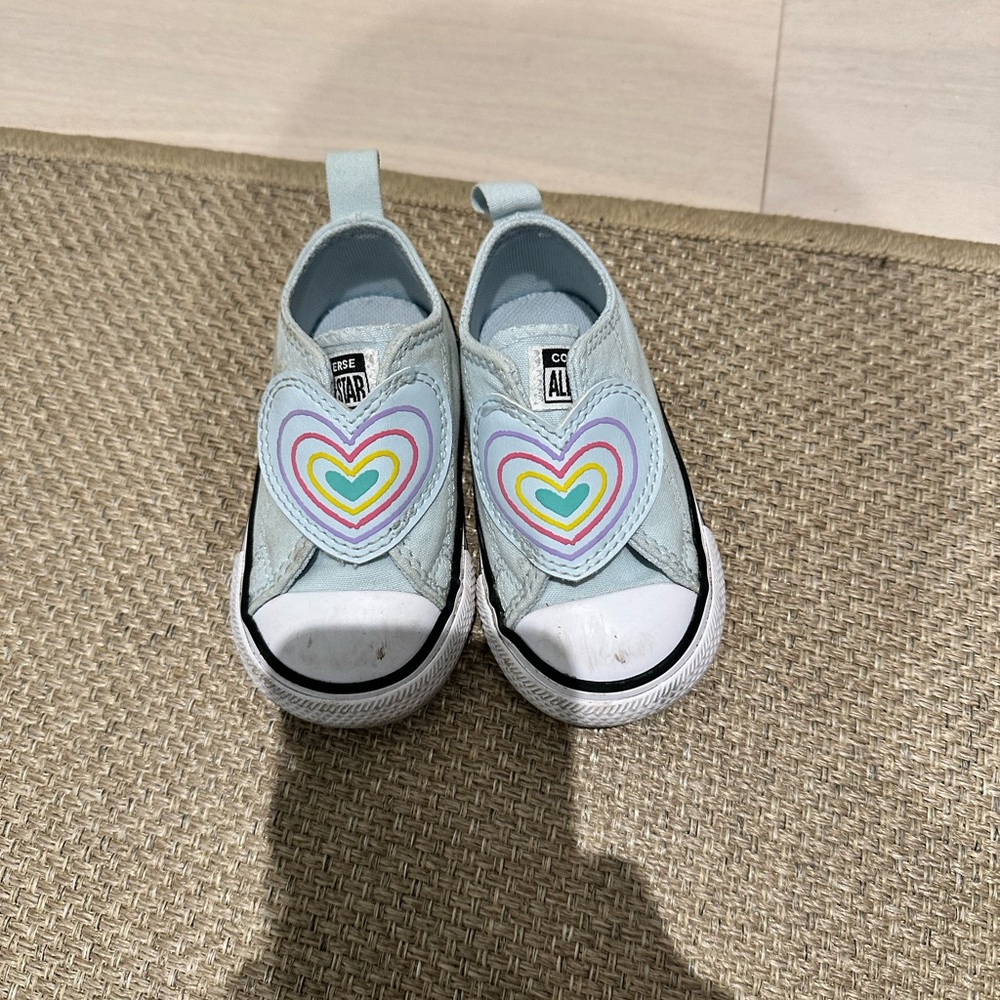 Baby girl Converse size 4